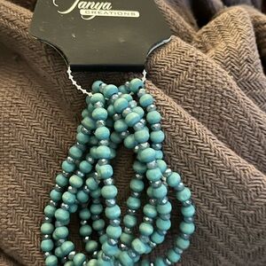 ❤️ 5 for $15 Teal Beaded Bracelet